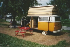 campsite near lake geneva