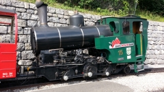 Loco at Brienzer Rothorn cog railway