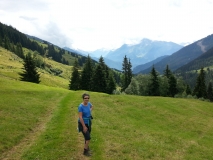 Walking near the Zillertal