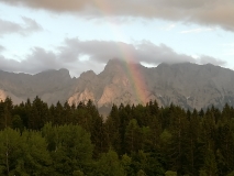 Picture postcard view from pitch at Tennsee