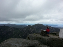 The summit of Goatfell