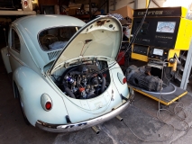 Nice '59 daily driver being set up post engine swop.