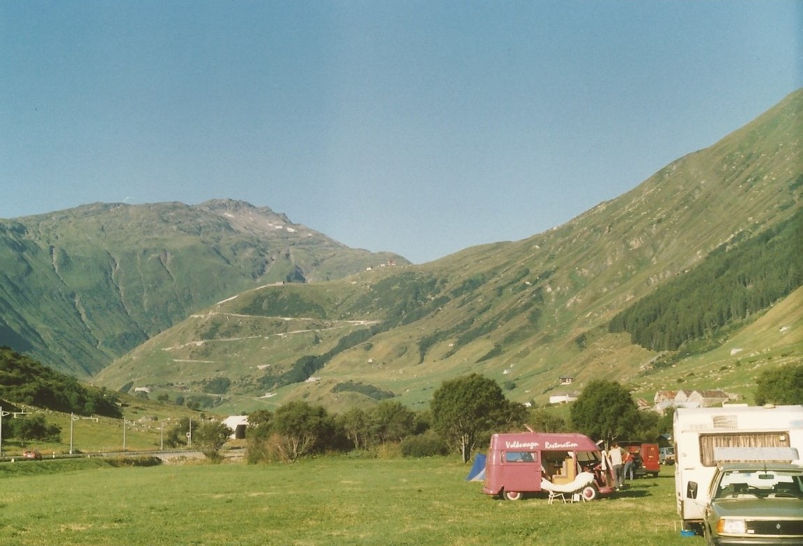 Campsite near Furka